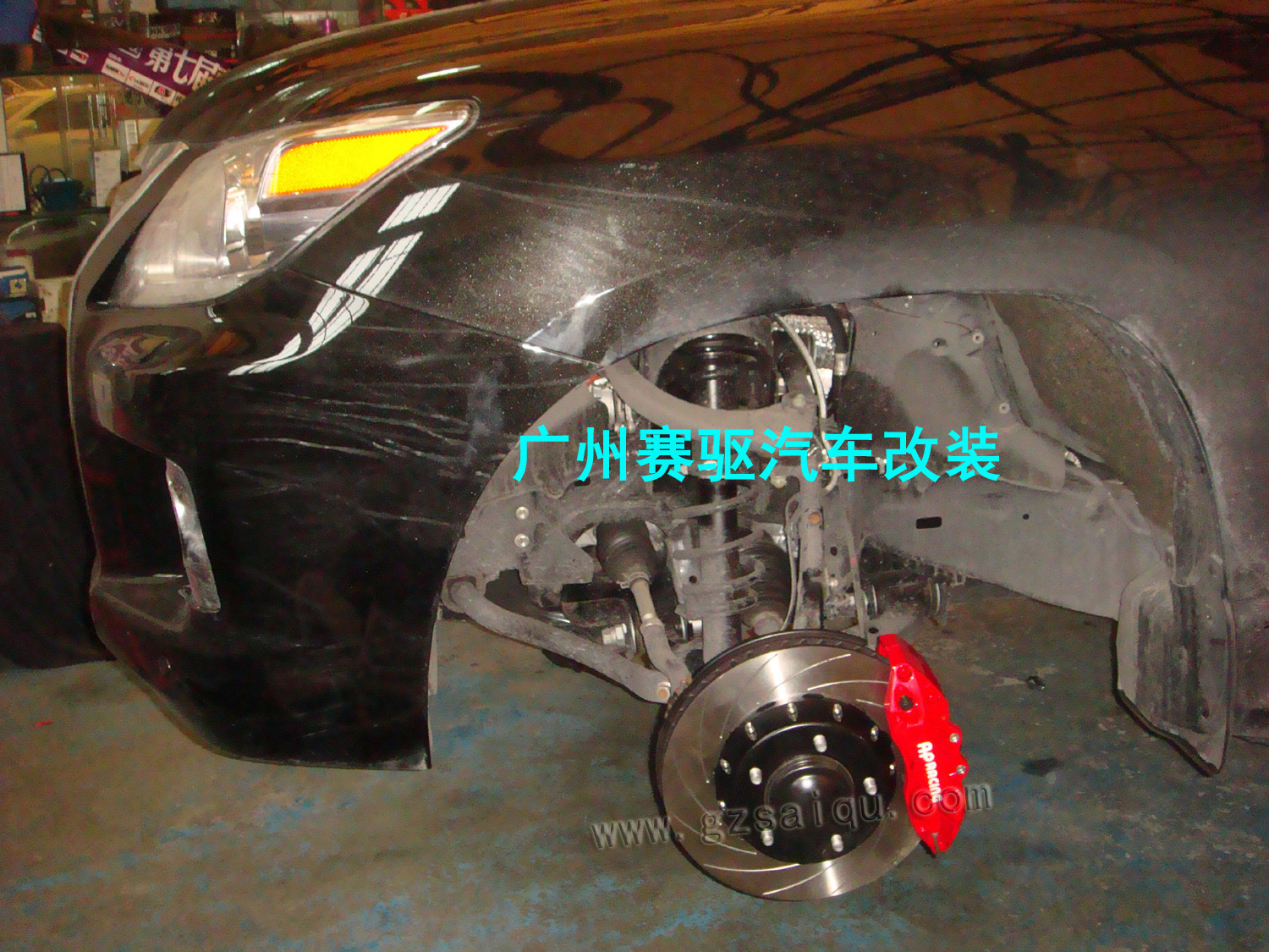 剎車(chē)改裝選用AP套裝