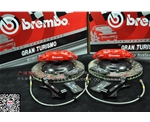 著名剎車品牌BREMBO F50RAV4升級(jí)剎車套裝大四活塞鮑魚
